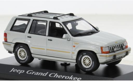 Diecast model cars Jeep Grand Cherokee Base grey 1995 1/43 Maxichamps