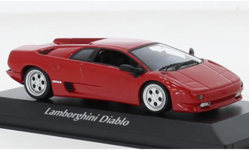 Diecast model cars Lamborghini Diablo Base red 1994 1/43 Maxichamps
