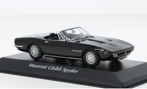 Diecast model cars Maserati Ghibli spyder black 1969 1/43 Maxichamps