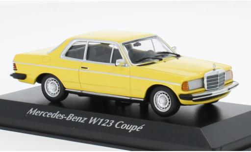 Diecast model cars Mercedes 230 Coupe CE (C123) yellow 1976 1/43 Maxichamps