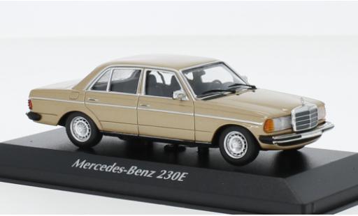 Diecast model cars Mercedes 230 Coupe E (W123) metallise beige 1982 1/43 Maxichamps
