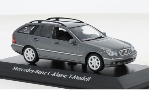 Diecast model cars Mercedes Classe C T-Modell (S203) metallise grey 2001 1/43 Maxichamps