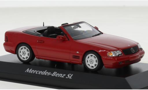 Diecast model cars Mercedes Classe SL Base (R129) red 1999 1/43 Maxichamps
