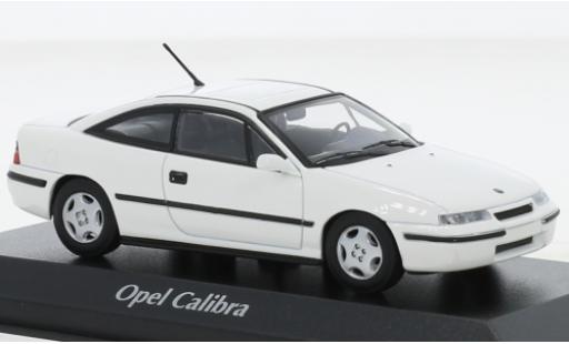 Diecast model cars Opel Calibra Base white 1989 1/43 Maxichamps