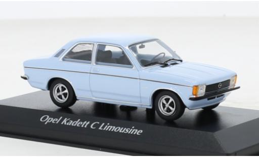 Diecast model cars Opel Kadett C Berlina C blue 1978 1/43 Maxichamps