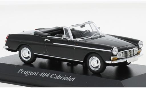 Diecast model cars Peugeot 404 Cabriolet black 1962 1/43 Maxichamps