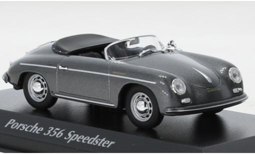 Diecast model cars Porsche 356 A A A Speedster metallise grey 1956 1/43 Maxichamps