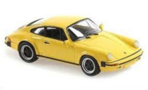 Diecast model cars Porsche 911 SC yellow 1979 1/43 Maxichamps