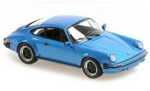 Diecast model cars Porsche 911 SC metallise blue 1979 1/43 Maxichamps
