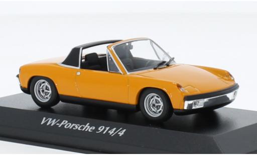 Diecast model cars Porsche 914 Base /4 orange 1972 1/43 Maxichamps