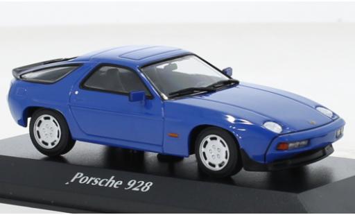 Diecast model cars Porsche 928 S S blue 1979 1/43 Maxichamps