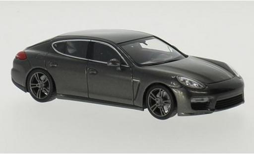 Diecast model cars Porsche Panamera Turbo metallise grey 2013 1/43 Maxichamps
