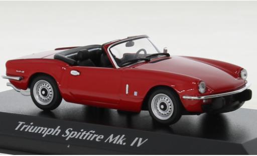 Diecast model cars Triumph Spitfire 1972 MK IV red 1/43 Maxichamps