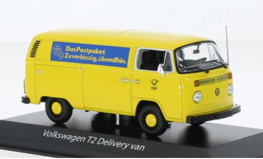 Diecast model cars Volkswagen T2 B fourgon Allemand Bundespost 1972 1/43 Maxichamps
