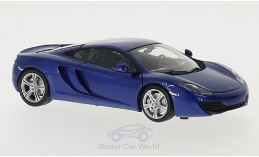 Diecast model cars McLaren MP4-12C Base 12C metallic blue 2011 1/43 Maxichamps