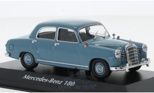 Diecast model cars Mercedes 180 Base (W120) blue 1955 1/43 Maxichamps