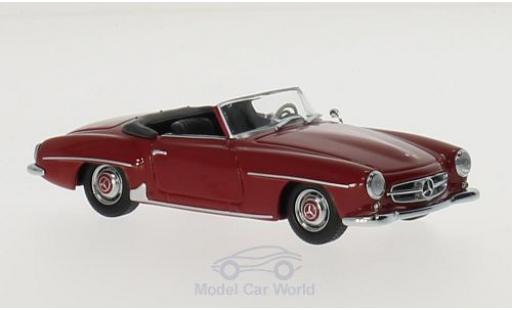 Diecast model cars Mercedes 190 Base (W121) red 1955 1/43 Maxichamps