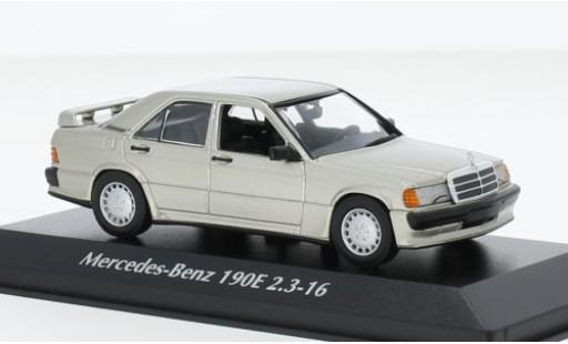 Diecast model cars Mercedes 190 Base E (W201) 2.3-16 metallise beige 1984 1/43 Maxichamps