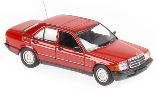 Diecast model cars Mercedes 190 Base E (W201) red 1984 1/43 Maxichamps