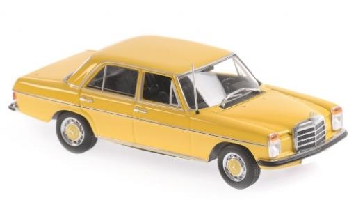 Diecast model cars Mercedes 200 Base yellow 1968 1/43 Maxichamps