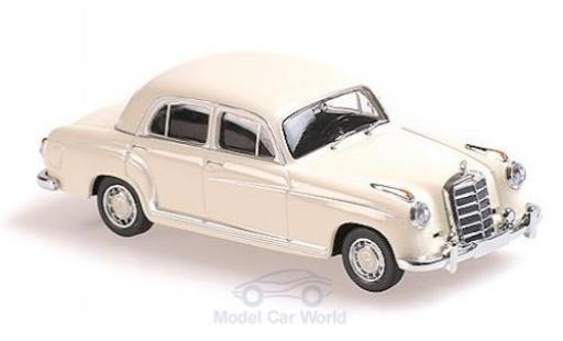 Diecast model cars Mercedes 220 Base S white 1956 1/43 Maxichamps