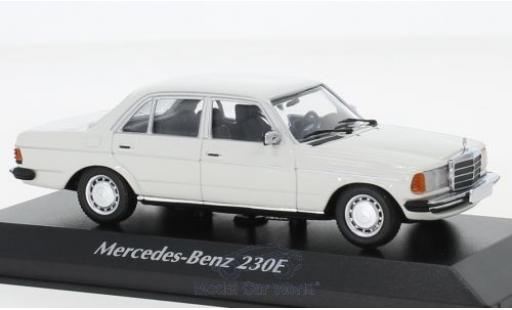 Diecast model cars Mercedes 230 Coupe E (W123) white 1982 1/43 Maxichamps