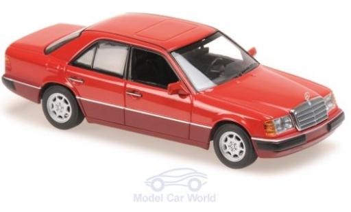 Diecast model cars Mercedes 230 Base E (W124) red 1991 1/43 Maxichamps