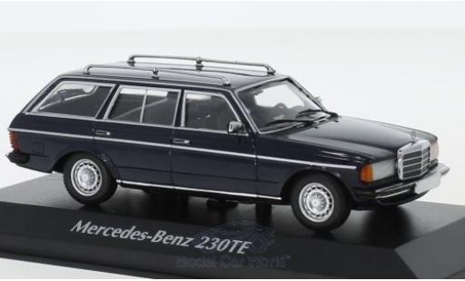 Diecast model cars Mercedes 230 Coupe TE (W123) blue 1982 1/43 Maxichamps