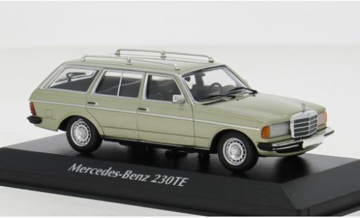 Diecast model cars Mercedes 230 Coupe TE (W123) metallise green 1982 1/43 Maxichamps