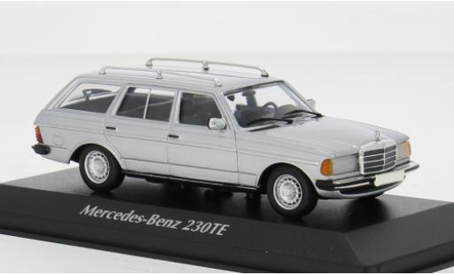 Diecast model cars Mercedes 230 Coupe TE (W123) silver 1982 1/43 Maxichamps