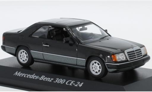 Diecast model cars Mercedes Classe E Coupe 300 CE-24 (C124) metallic black 1991 1/43 Maxichamps