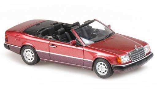 Diecast model cars Mercedes 300 Coupe CE-24 Convertible (A124) metallic red 1991 1/43 Maxichamps