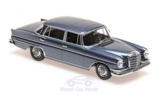 Diecast model cars Mercedes 300 Lang SE (W112) metallic blue 1963 1/43 Maxichamps