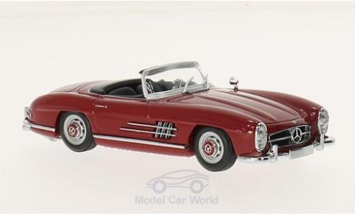 Diecast model cars Mercedes 300 Roadster SL (W198 II) red 1955 1/43 Maxichamps