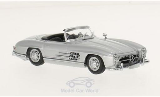 Diecast model cars Mercedes 300 Roadster SL (W198 II) grey 1955 1/43 Maxichamps