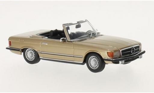 Diecast model cars Mercedes 350 Base SL (R107) gold 1974 1/43 Maxichamps