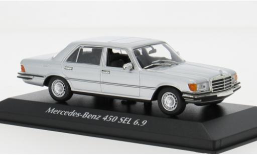 Diecast model cars Mercedes 450 Base SEL (W116) silver 1972 1/43 Maxichamps