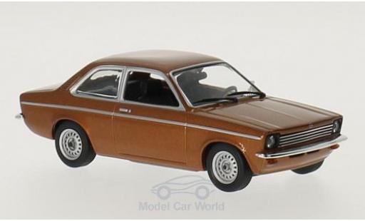 Diecast model cars Opel Kadett C Base C metallic brown 1974 1/43 Maxichamps