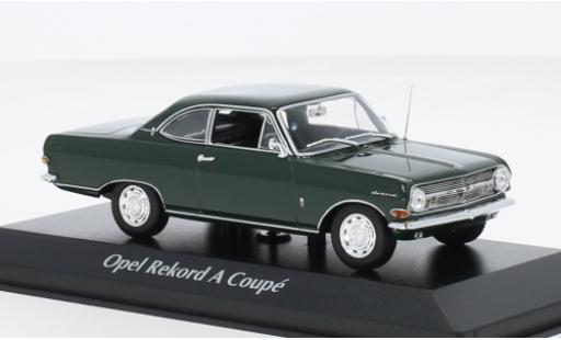 Diecast model cars Opel Rekord A Coupe green 1962 1/43 Maxichamps