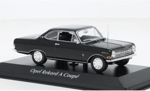 Diecast model cars Opel Rekord A Coupe black 1962 1/43 Maxichamps