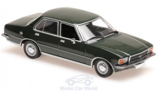 Diecast model cars Opel Rekord D green 1975 1/43 Maxichamps