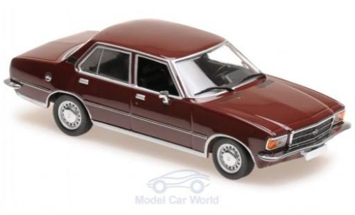 Diecast model cars Opel Rekord D red 1975 1/43 Maxichamps