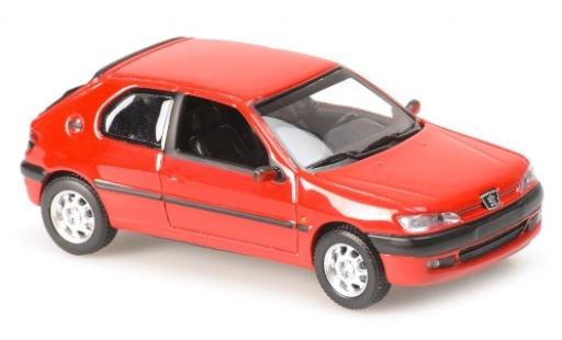 Diecast model cars Peugeot 306 Base red 1998 1/43 Maxichamps