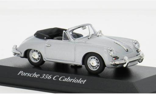 Diecast model cars Porsche 356 C C Convertible silver 1965 1/43 Maxichamps