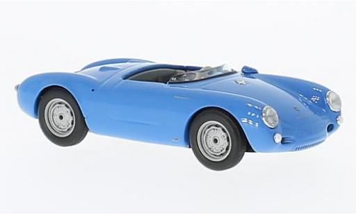 Diecast model cars Porsche 550 1955 Spyder blue 1/43 Maxichamps