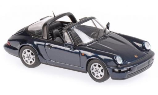 Diecast model cars Porsche 911 Targa Carrera 2 metallic green 1991 1/43 Maxichamps