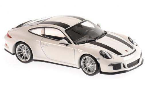 Diecast model cars Porsche 911 R white/black 2016 1/43 Maxichamps