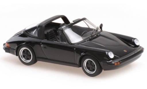 Diecast model cars Porsche 911 Targa black 1977 1/43 Maxichamps