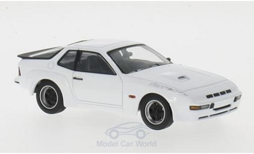Diecast model cars Porsche 924 1981 Carrera GT white 1/43 Maxichamps
