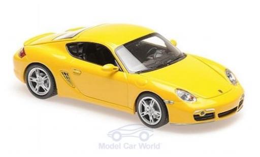 Diecast model cars Porsche 718 S yellow 2005 1/43 Maxichamps